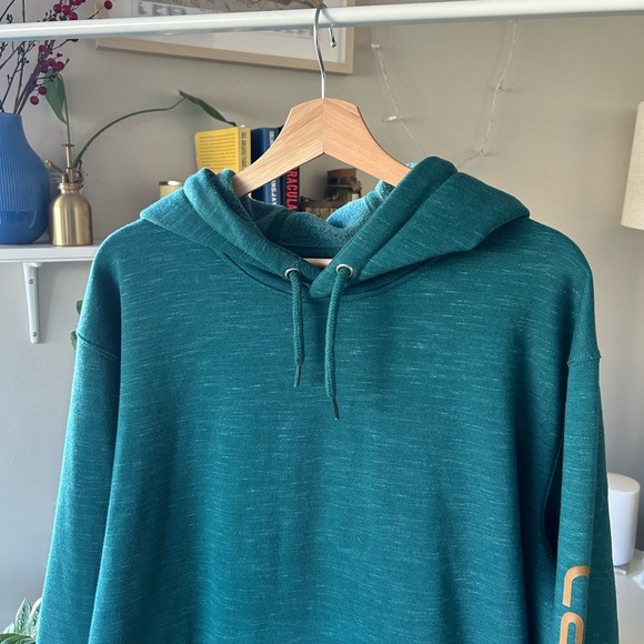 Carhartt Men's Green Hoodie Sweater Size Large Tall (Fits Bigger) - Picture 6 of 8